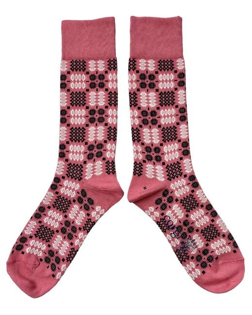 Mabli Red Carthen Socks