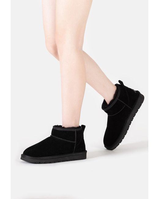 EverAu Australia Black Finch Ultra Mini Classic Boots
