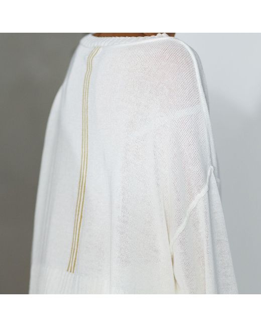 Dref White Obsessed Jumper