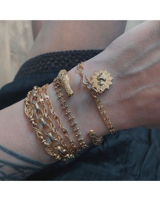 IN CAUDA VENENUM Metallic Grail Bracelet