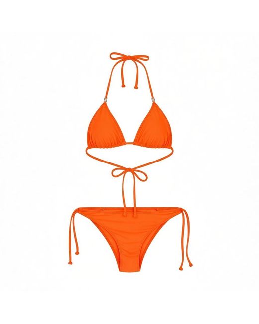 Brasini Swimwear Orange Soninha Convertible Bikini Top