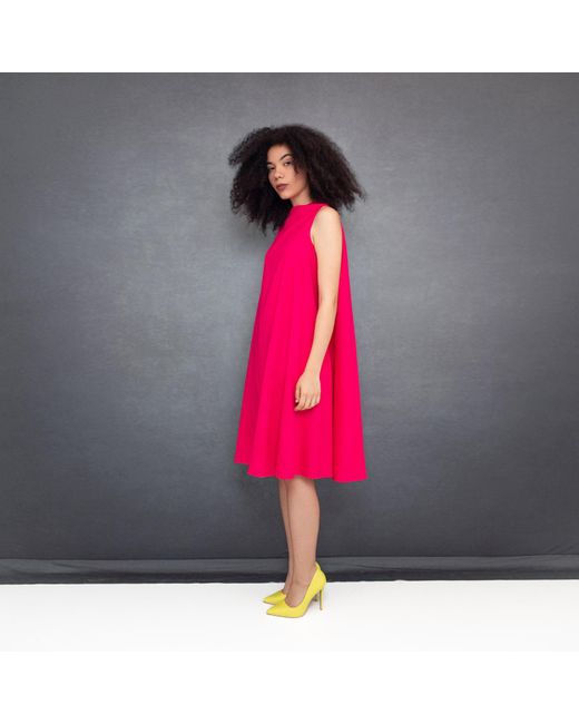 Bianca Popp Pink Bell Dress Midi