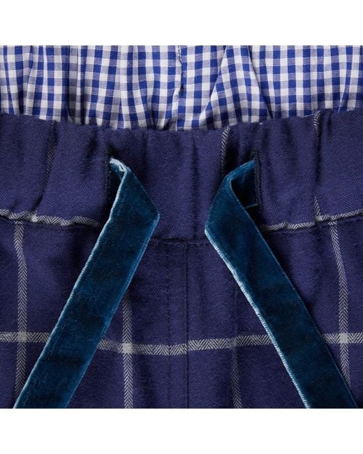 Lounge Blue Loungewear Trousers-Pants Regular Length Sea Otter Design for men
