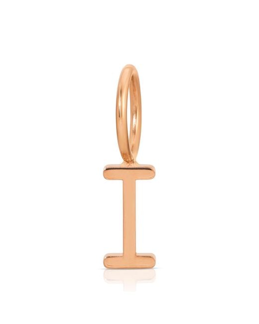 Maya Brenner Metallic Letter Charm