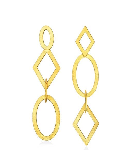 Myrto Katramadou Jewellery Metallic Harmony Matte Earrings