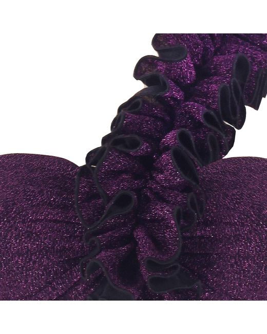 Nur Karaata Purple Lilou Sparkle Bikini Set