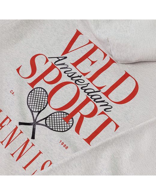VLD Gray Jordaan Sport Tennis Hoodie