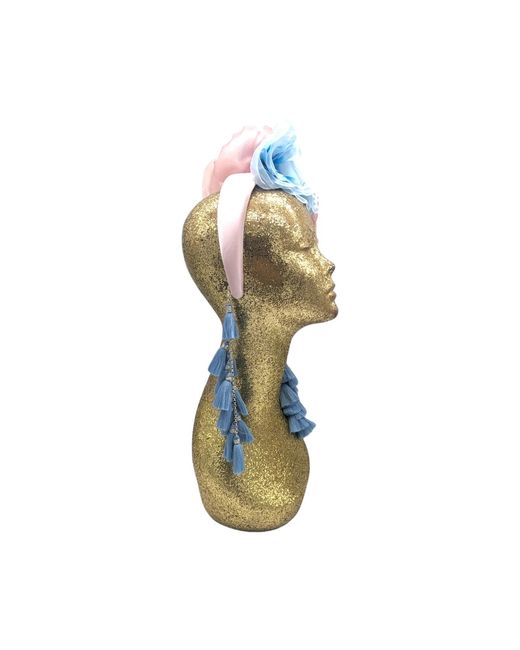 Julia Clancey Blue Fondant Fancy Chacha Ice Flower Band