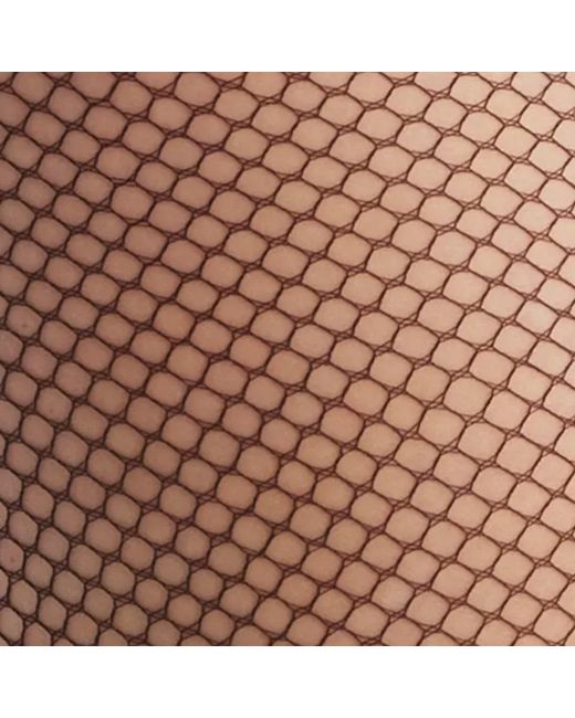 HIGH HEEL JUNGLE by KATHRYN EISMAN Natural Daisy Crystal Fishnet Tights