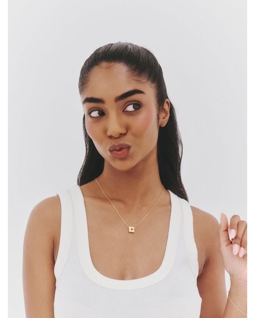 Kouree Metallic 'Braver Than You Think' Necklace Pendant Charm