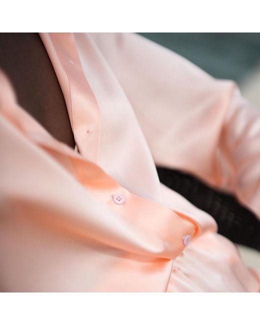 Bel Cashmere Pink Diana Silk Blouse
