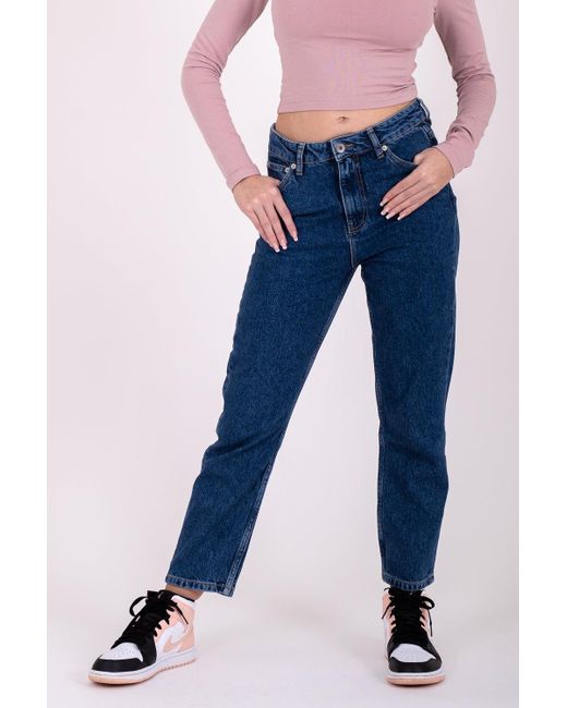 Monkee Genes Hayley Straight Jean In Mid In Regular in Blue | Lyst Canada
