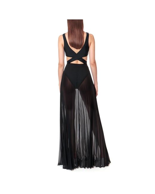 AGGI by HALEWSKI Black Margo Night Fall Skirt