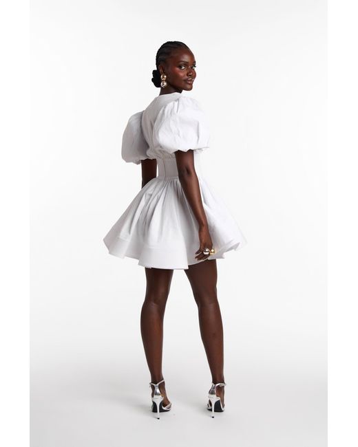 Ofuure White Delilah Mini Dress