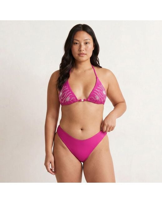 Raw Potential Purple Yara Moderate Bikini Bottoms
