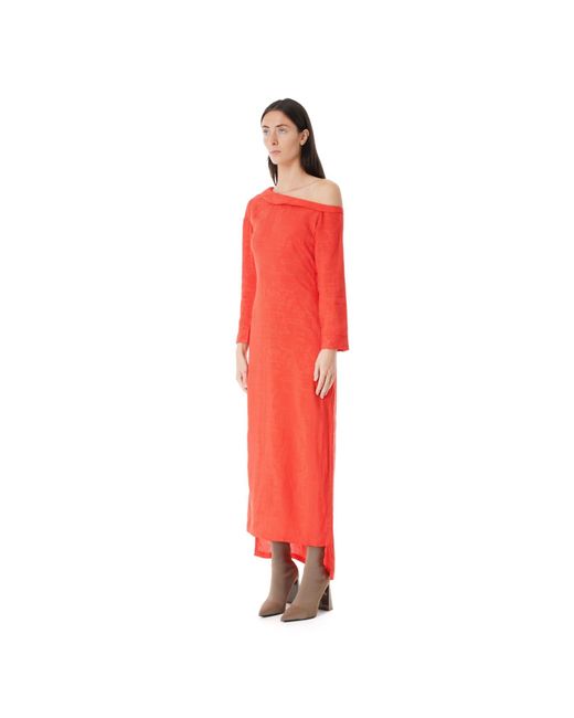 MARGOT VII Red Lys Dress