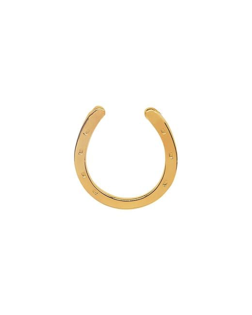 Katie Mullally Metallic Horseshoe Pendant & Chain for men