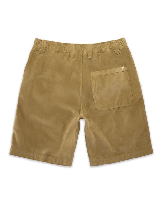 &SONS Trading Co Green Neutrals Utah Cord Shorts Light Tan for men