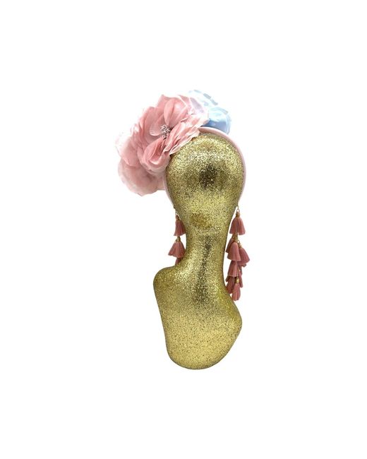 Julia Clancey Blue Fancy Fondant Chacha Flower Band