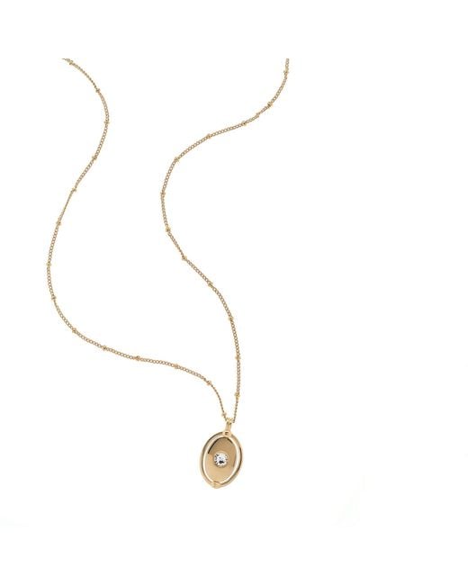 Emma Holland Jewellery White Aries & Crystal Spinner Necklace