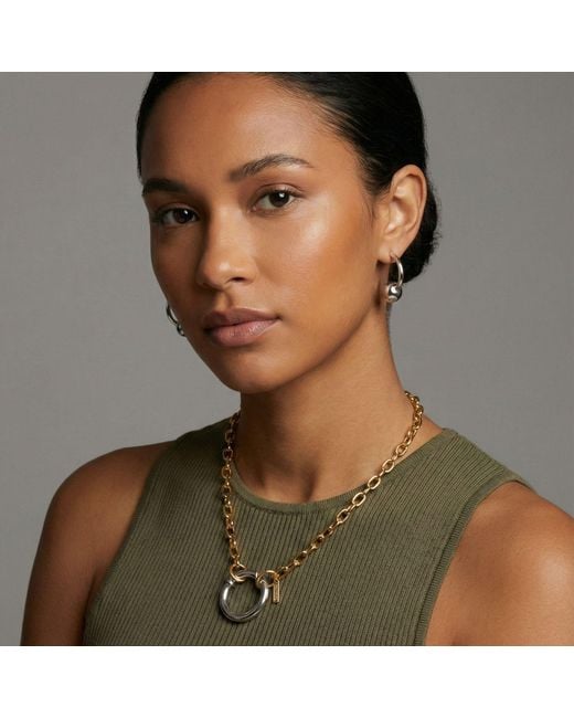 Jaredjamin Metallic Orbita-U Post Earrings