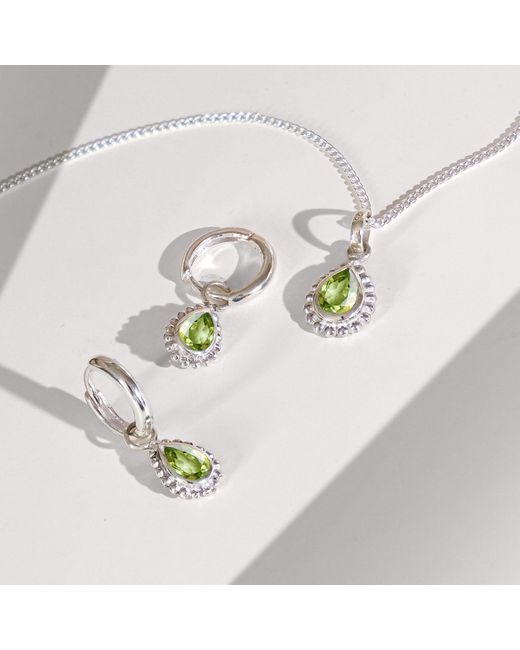 Charlotte's Web Jewellery Metallic August Birthstone Sterling Necklace