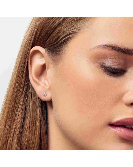 Sif Jakobs Jewellery White Solitaire Earrings Venice