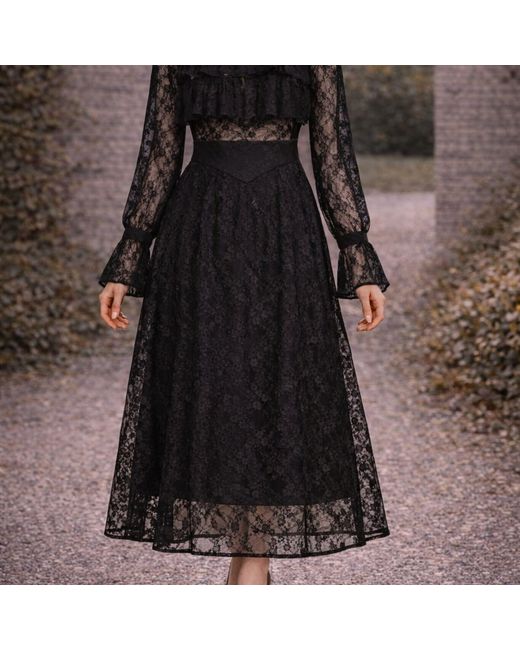 NUMBAT Black Harriet Lace Skirt