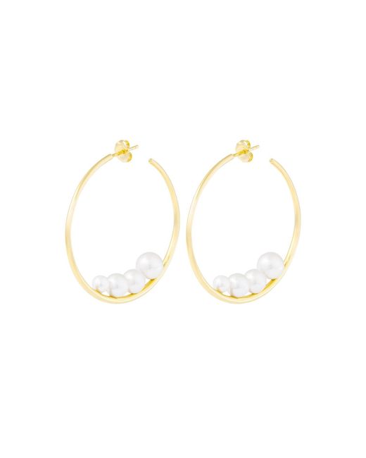 Chiara Tedeschi Jewellery Metallic Hoop Earrings