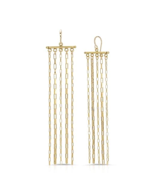 Heather Hawkins Jewelry Metallic High Hopes Fringe Earrings