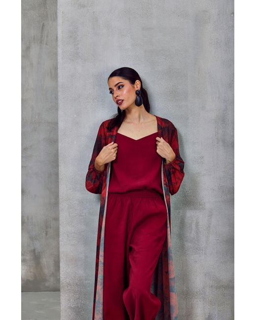Ashita Fernandes Red Neutrals Sehr Top
