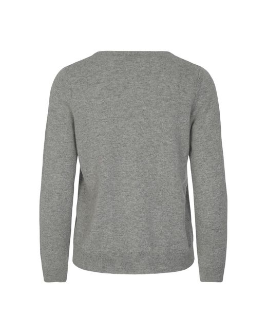 tirillm Gray Emilie Basic Cashmere Cardigan