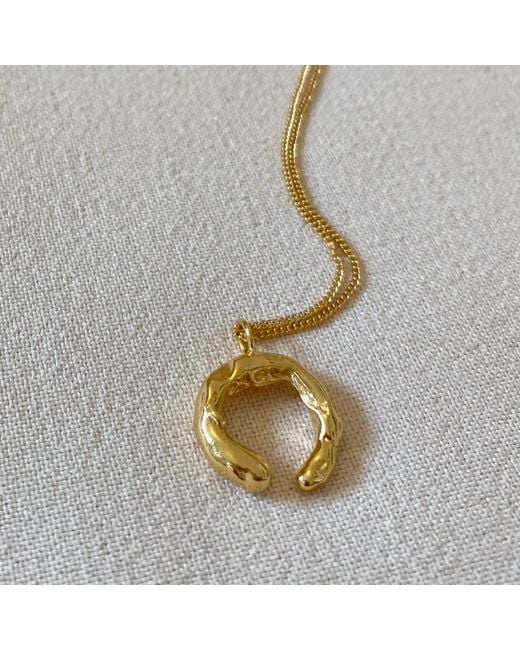 EVA REMENYI Metallic Talisman Fortune Necklace