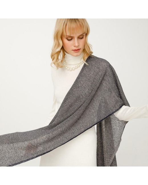Mohair&Angora Black Midas Scarf