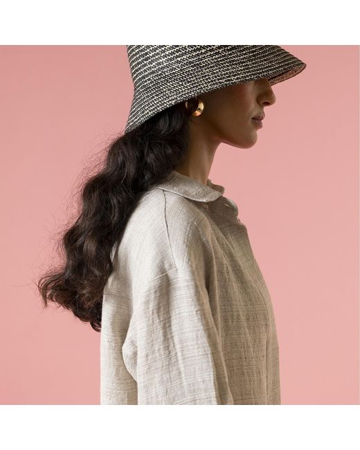 The Summer Edit Natural Neutrals Charley Luxe Linen Shirt Dress