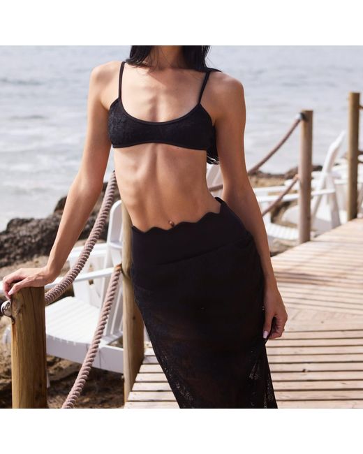 Animal Black Sirène Skirt & Corset Bottom