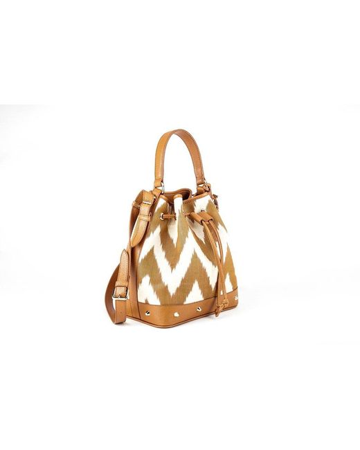 SJW BAGS LONDON Orange Primrose Ikat Bag