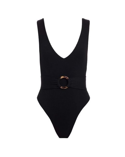 Montce Black Rib Kim One-Piece