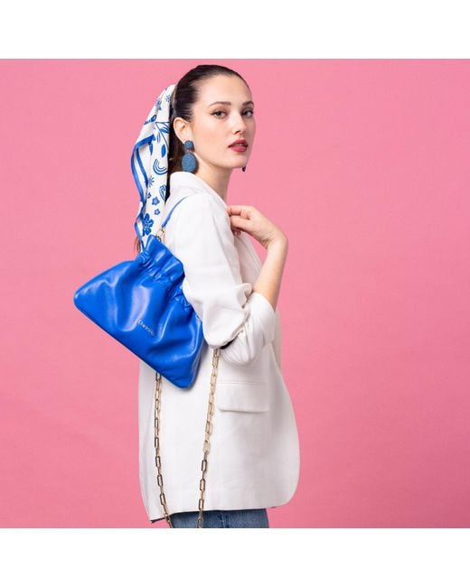 Danni Ro Blue Manhattan Bag