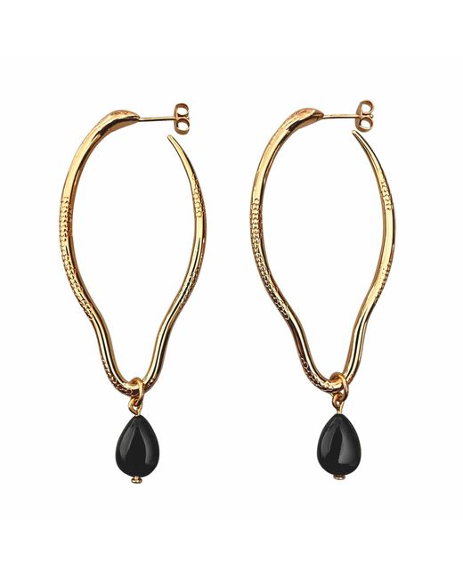 IN CAUDA VENENUM Metallic Aeterna Earrings