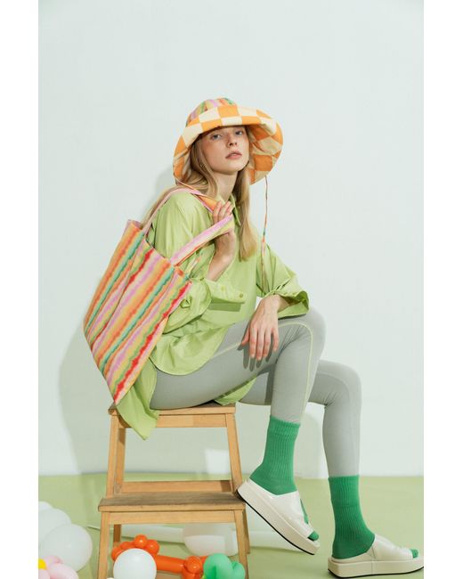 Lost Pattern Multicolor Day Dream Reversible Sun Hat
