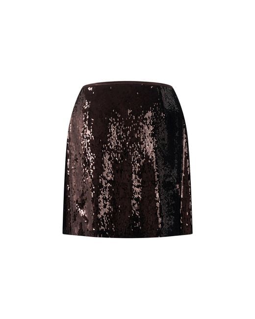 Emma Wallace Black Lee Mini Skirt -Dark