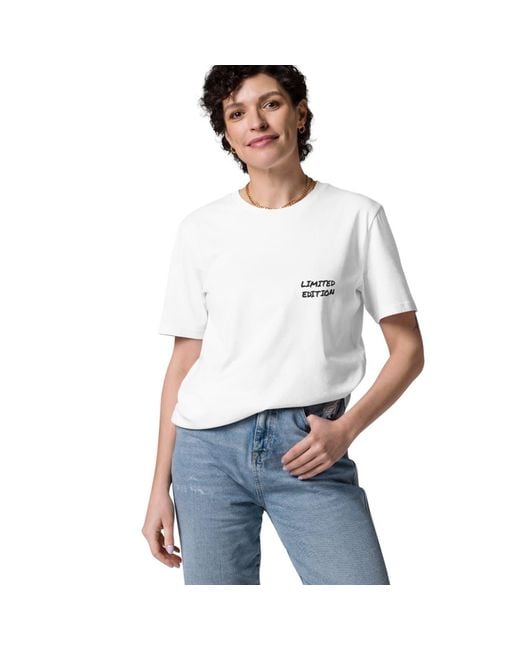 Anchor and Crew White Limited Edition Annotations Organic Cotton T-Shirt