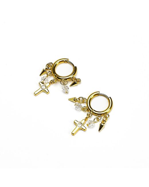 Kirei Metallic Iconic Earrings – Finish With Charms & Crystals