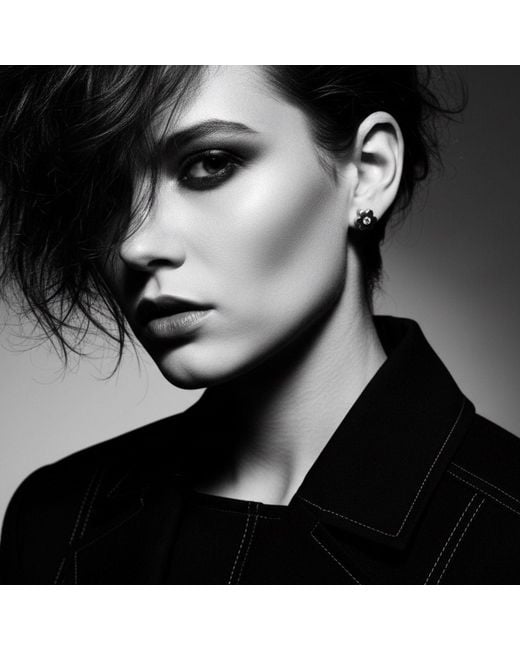 Tg-Jewellery by Tamara Gervasio Metallic Flower Diamond Stud Earrings