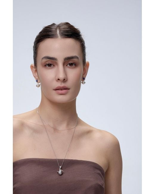 Freqnc Atelier Purple Orphic Cosmic Egg Earrings