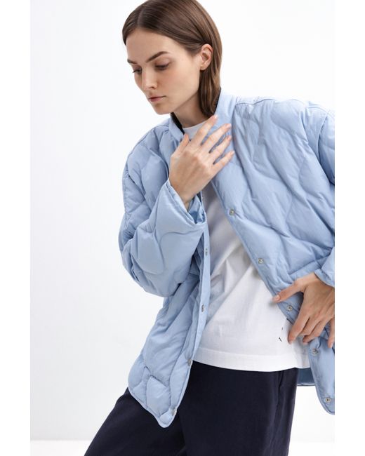 InAvati Blue Oversized Sky Down Jacket
