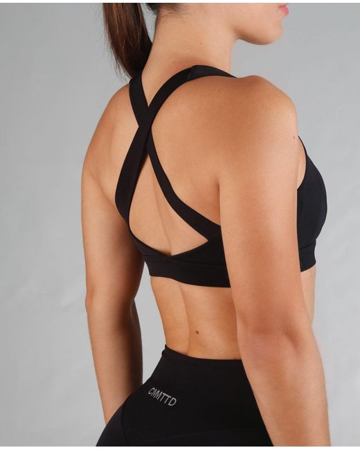 Cmmttd Black Core Contour Bra