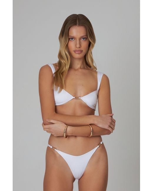 Bianca Resortwear White Lola Bikini Top