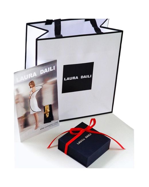 Laura Daili White Orchid Statement Earrings